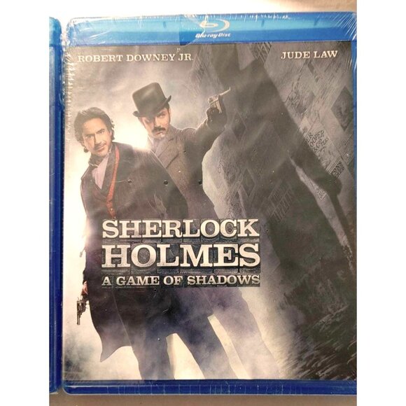 Sherlock Holmes & Sherlock Holmes: A Game Of Shadows Blu-Ray Movies Set - Picture 3 of 6